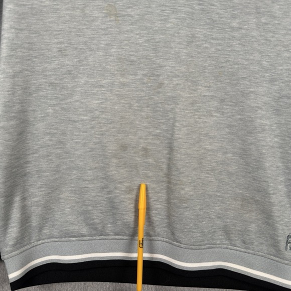 Footjoy FJ Hoodie Henley Pullover Athleisure Golf Mens Sz Medium Grey Soft Shirt - Picture 2 of 9